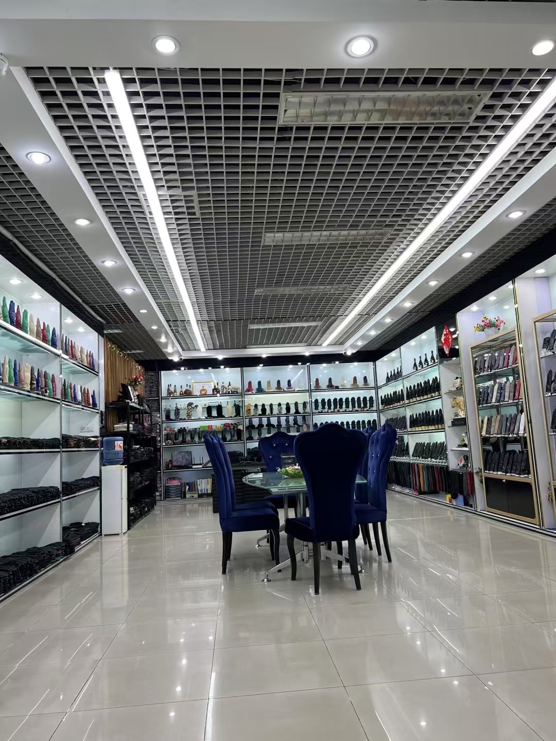 Showroom product wall